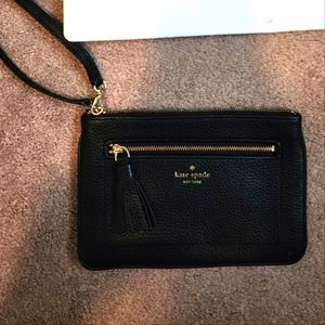 Black Kate Spade Wristlet